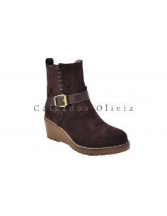 Calzados y zapatos QH-A8017 BROWN 2