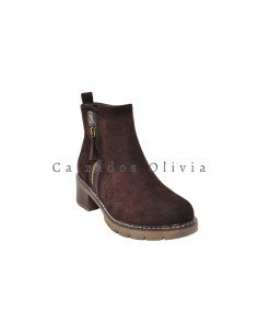 Calzados y zapatos QH-A8026 BROWN 2