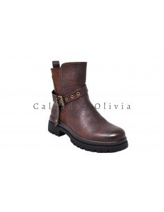 Calzados y zapatos QH-A8008 BROWN 2