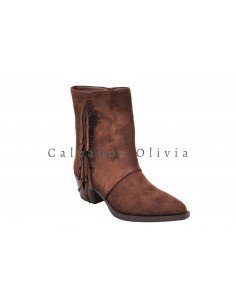 Calzados y zapatos QH-A8012 BROWN 2