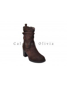 Calzados y zapatos QH-A8027 BROWN 2