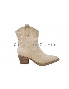 Calzados y Zapatos QH-A8018 BEIGE