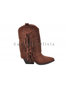 Calzados y Zapatos QH-A8016 BROWN