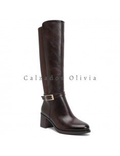 Calzados y zapatos ID-6513 BROWN 2