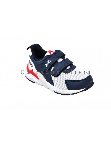 Zapatos y Calzados DK-E52-2746 (27-34) NAVY-WHITE