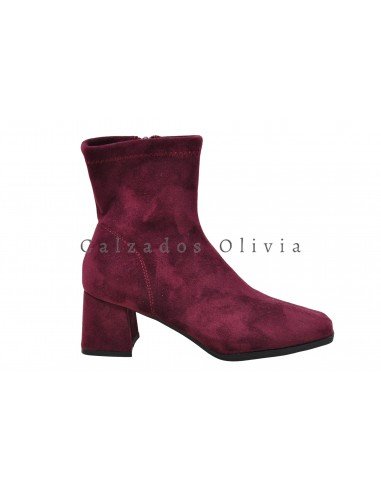 Zapatos y Calzados WP-JM642 BURDEOS