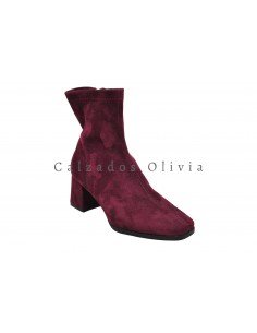 Calzados y zapatos WP-JM642 BURDEOS 2