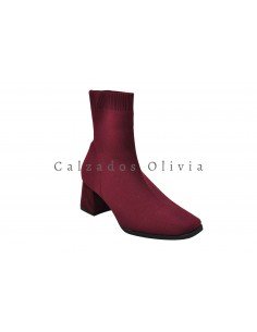 Calzados y zapatos WP-JM579 BURDEOS 2