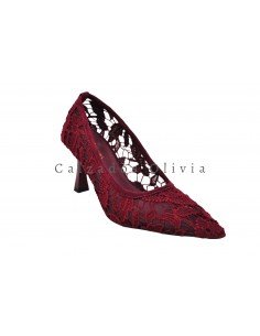 Calzados y zapatos WP-JM0178 BURDEOS 2