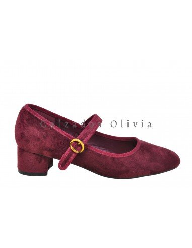 Zapatos y Calzados WP-JM0158 BURDEOS