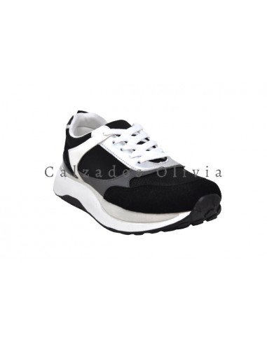 Zapatos y Calzados EMS-R203 BLACK